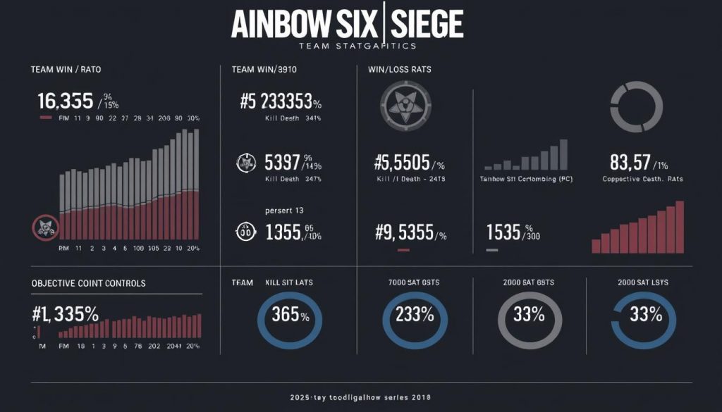 статистика команд Rainbow Six Siege